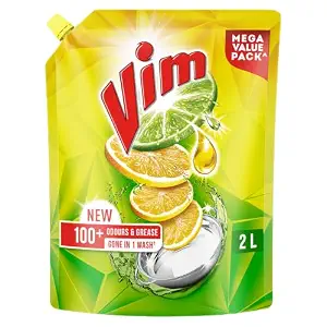 Vim Fresh Lemon Fragrance Dishwash Liquid Gel 2L