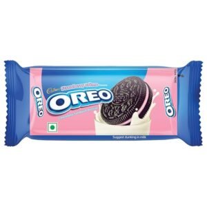 Cadbury Oreo Strawberry Flavour Creme Sandwich Biscuit