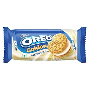 Cadbury Oreo Golden Vanilla Flavour Creme Sandwich Biscuit