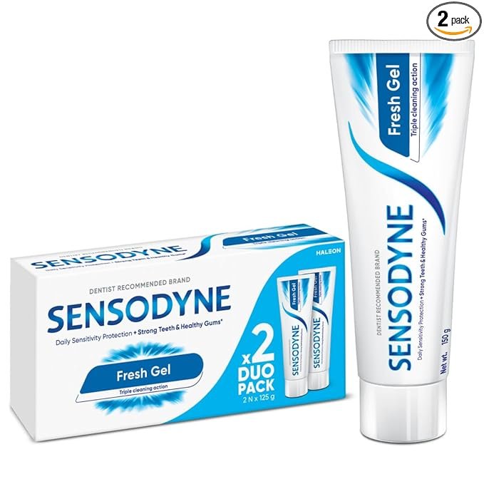 Sensodyne Toothpaste Fresh Gel Pack Of 2